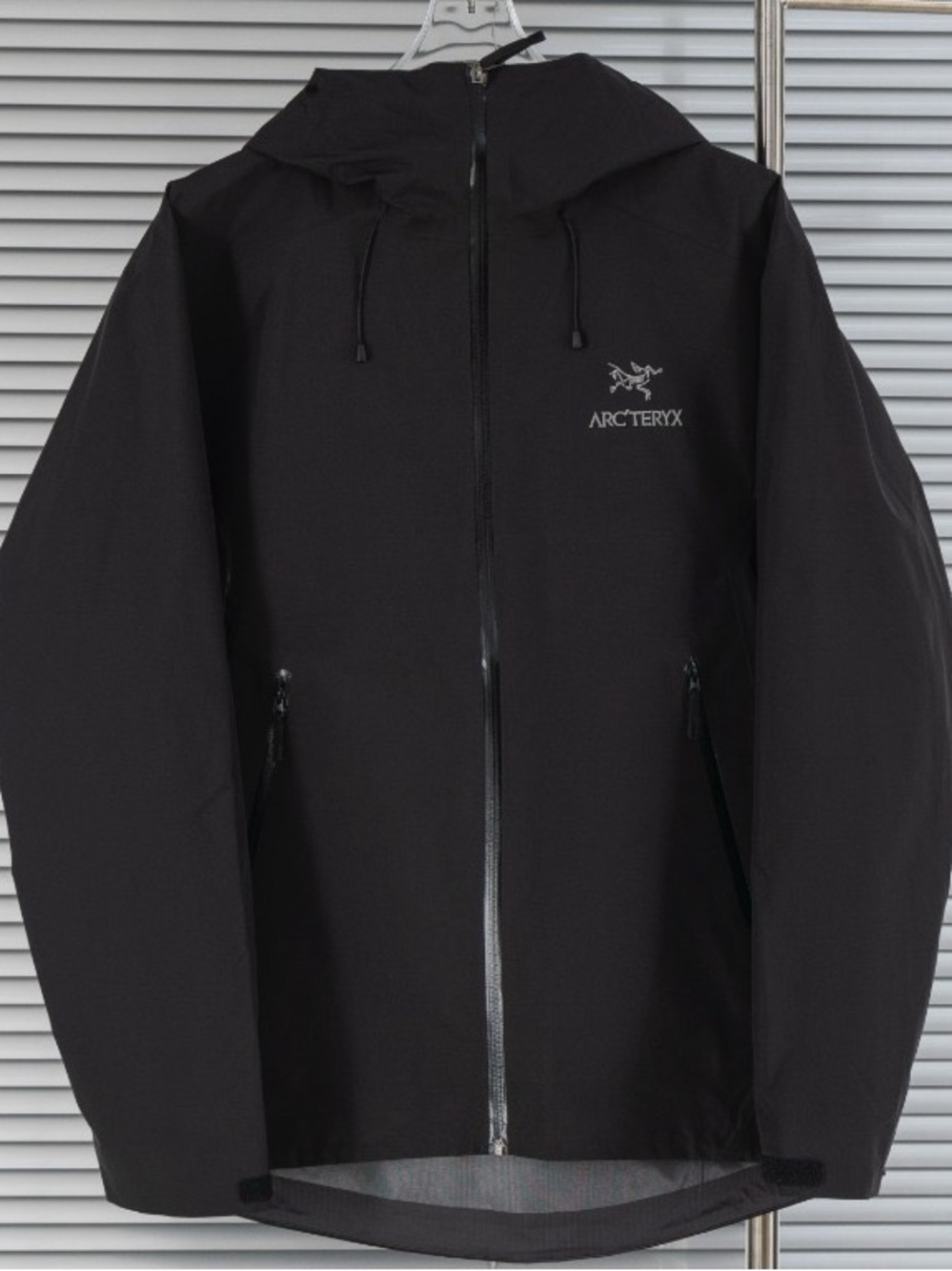 Arc'teryx Black Hooded Raincoat